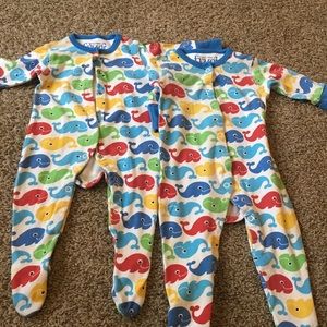 Frugi organic cotton baby boy sleepsuits